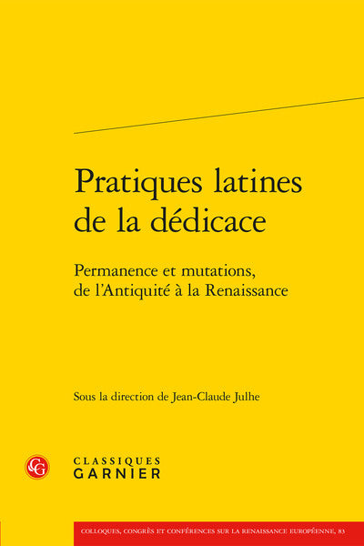 Pratiques latines de la dédicace