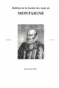 Bulletin de la Société des amis de Montaigne
