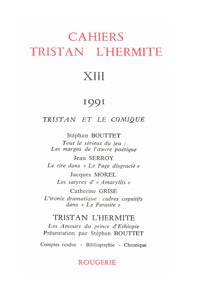 Cahiers Tristan L'Hermite