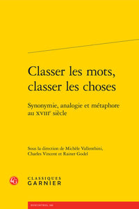 Classer les mots, classer les choses