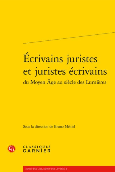 Écrivains juristes et juristes écrivains
