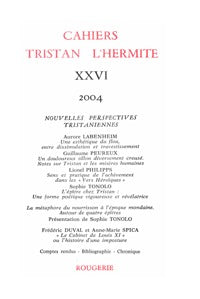 Cahiers Tristan L'Hermite