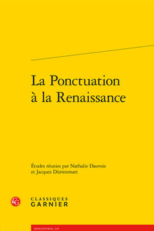 La ponctuation à la Renaissance