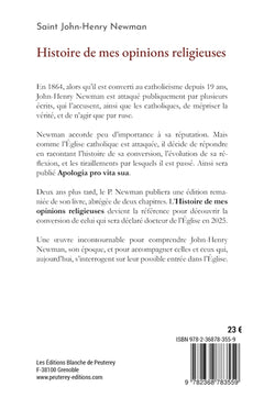 Histoire de mes opinions religieuses