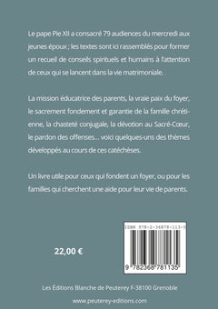 Discours aux jeunes époux