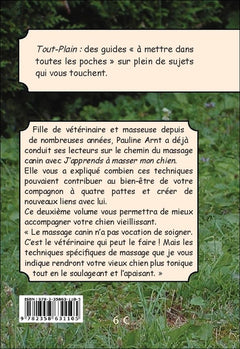J'apprends à masser mon vieux chien