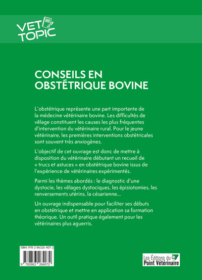 Conseils en obstétrique bovine