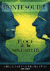 Eloge de la sincérité