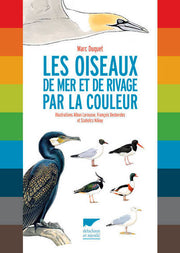 Les oiseaux de mer et de rivage par la couleur