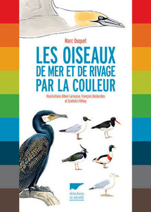 Les oiseaux de mer et de rivage par la couleur
