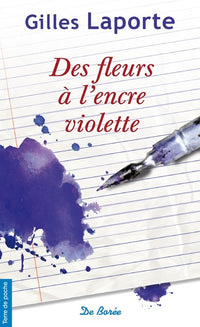 Fleurs à l'encre violette