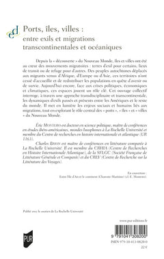 Ports, îles, villes : entre exils et migrations transcontinentales et océaniques