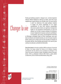 Changer la vie, Poétique et usages de Rimbaud