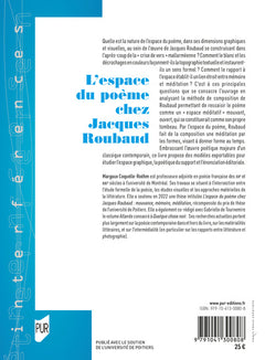 L'espace du poème chez Jacques Roubaud