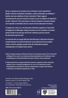 Écritures françaises d'aujourd'hui