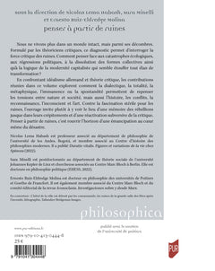 Penser à partir de ruines