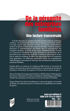 De la pérennité des entreprises familiales
