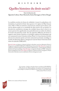 Quelles histoires du droit social ?