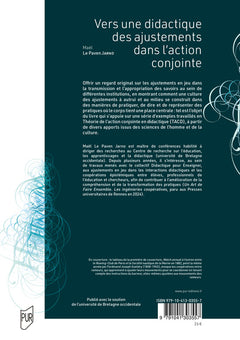 Vers une didactique des ajustements dans l'action conjointe