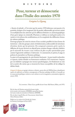 Peur, terreur et démocratie dans l'Italie des années 1970