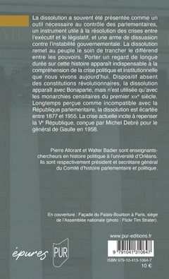La Dissolution