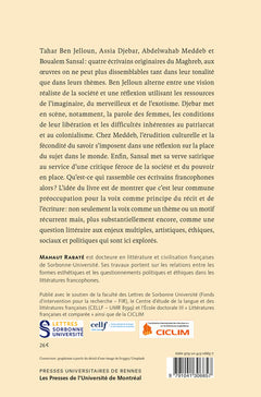 Poétiques des voix francophones