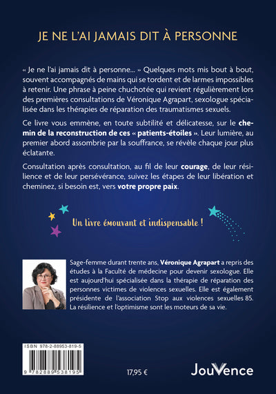 Je ne l’ai jamais dit à personne