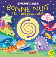 Bonne nuit les bébés dinosaures - Livre veilleuse