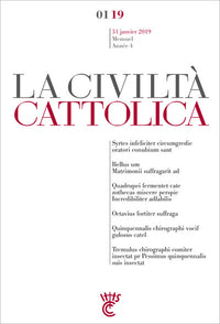 La Civilta Cattolica - Janvier 2019