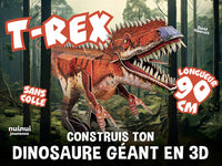 T-Rex - Construis ton dinosaure géant en 3D