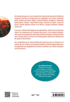 Agrégation de Lettres 2026. Tout le programme de Littérature française en un volume