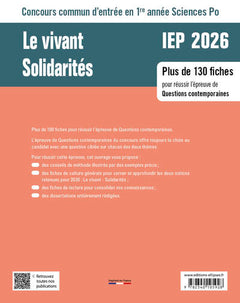 Concours commun IEP 2026