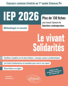 Concours commun IEP 2026