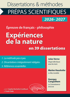 Expériences de la nature en 39 dissertations