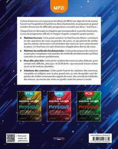 330 exercices corrigés de Physique – MP2I