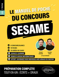 Le Manuel de POCHE du concours SESAME