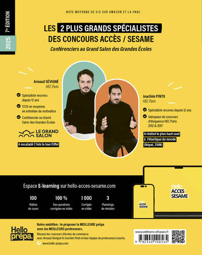 Le Grand Manuel du concours SESAME