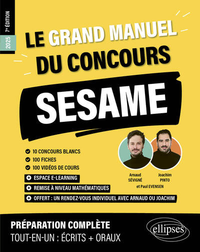 Le Grand Manuel du concours SESAME