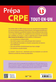 Prépa CRPE tout-en-un L3
