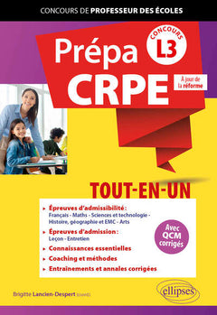 Prépa CRPE tout-en-un L3