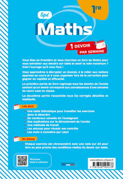 Spé Maths. 1re