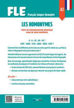 FLE (Français langue étrangère) Les homonymes A2