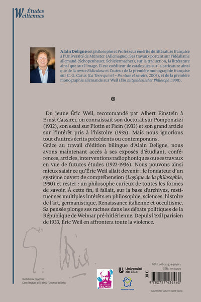 L'itinéraire philosophique du jeune Éric Weil