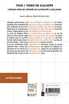 Voix / Voies de Calliope