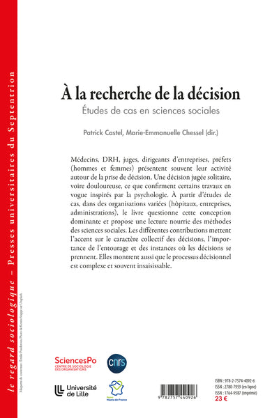 À la recherche de la décision