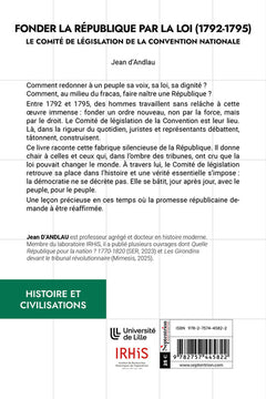 Fonder la République par la loi (1792-1795)