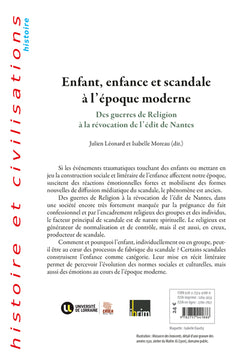 Enfant, enfance et scandale à l'époque moderne