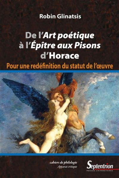 De l'art poétique à l'épître aux pisons d'Horace
