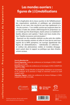 Les mondes ouvriers : figures de (dé)mobilisations