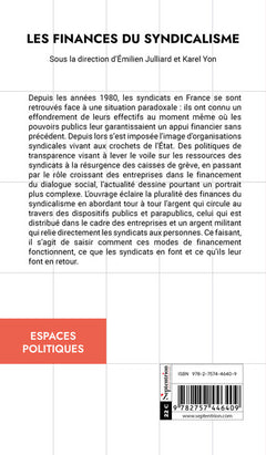 Les finances du syndicalisme